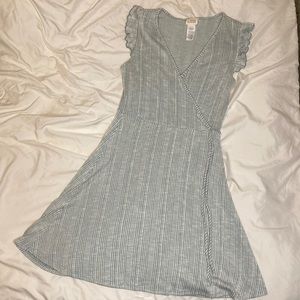 Super cute green stripe sundress